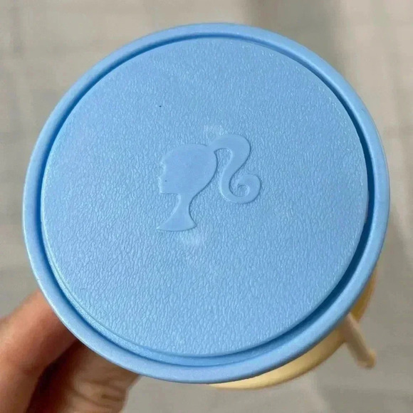 Barbie Furniture bar stool seat Chair Blue Cream Classic Replacement Seat Ken - Picture 2 of 5